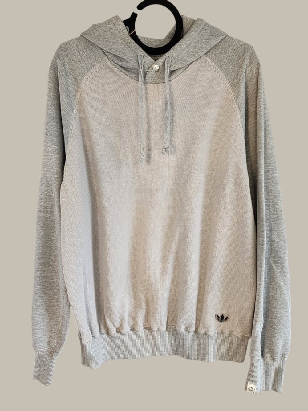 Adidas Shades of Grey Full-Fashion Cotton Rib Hoodie – Medium (M)